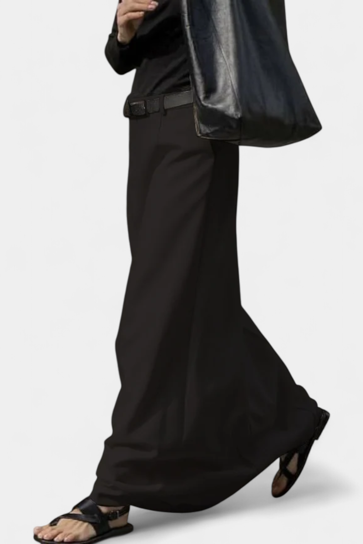 H-Line Minimalist Skirt for Women - Classic Solid Color