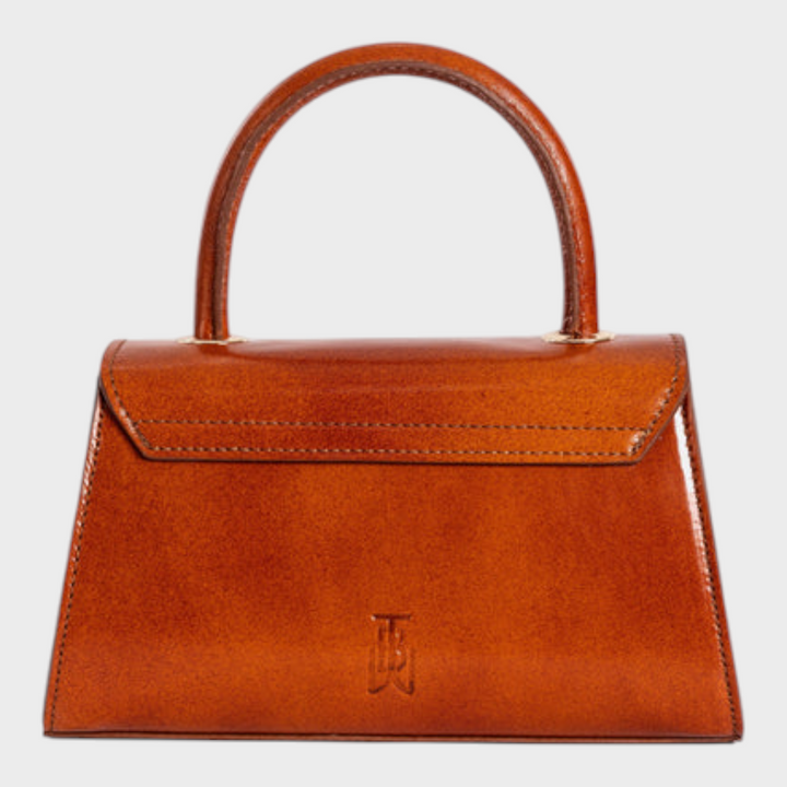 Waterfall Crossbody Bag in Sunset Amber - Vegan Leather Handbag