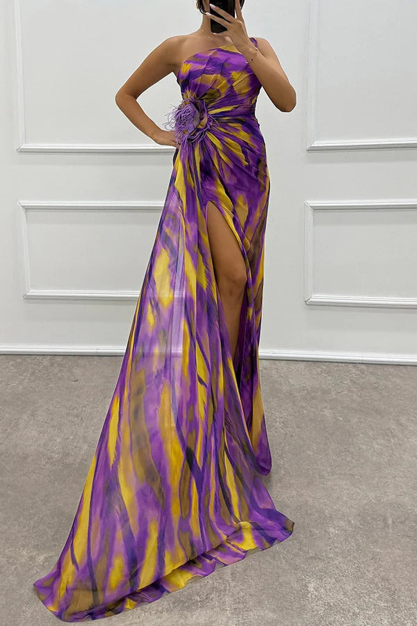 Draped Dress for Women - Vibrant Elegant Everyday Style