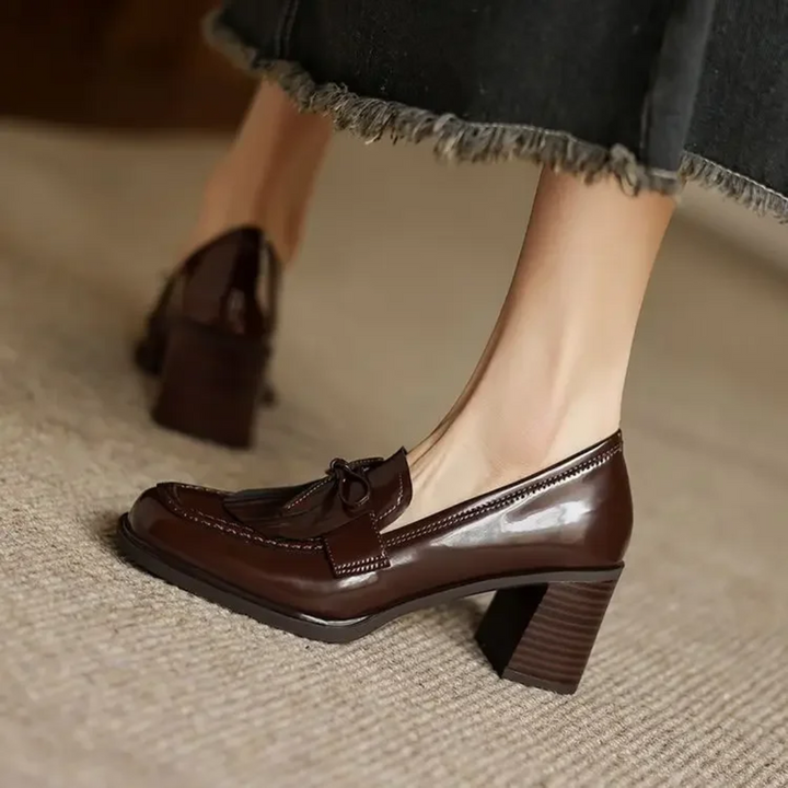 Loafer Pumps for Women - Classic Low Heel Comfort Shoes