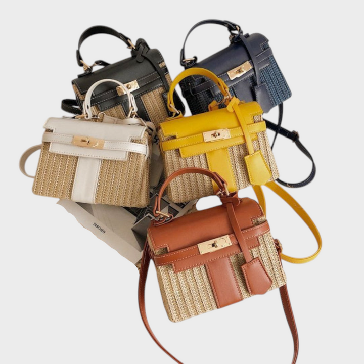 Elegant Leather Handbag for Women - Timeless Structured Purse