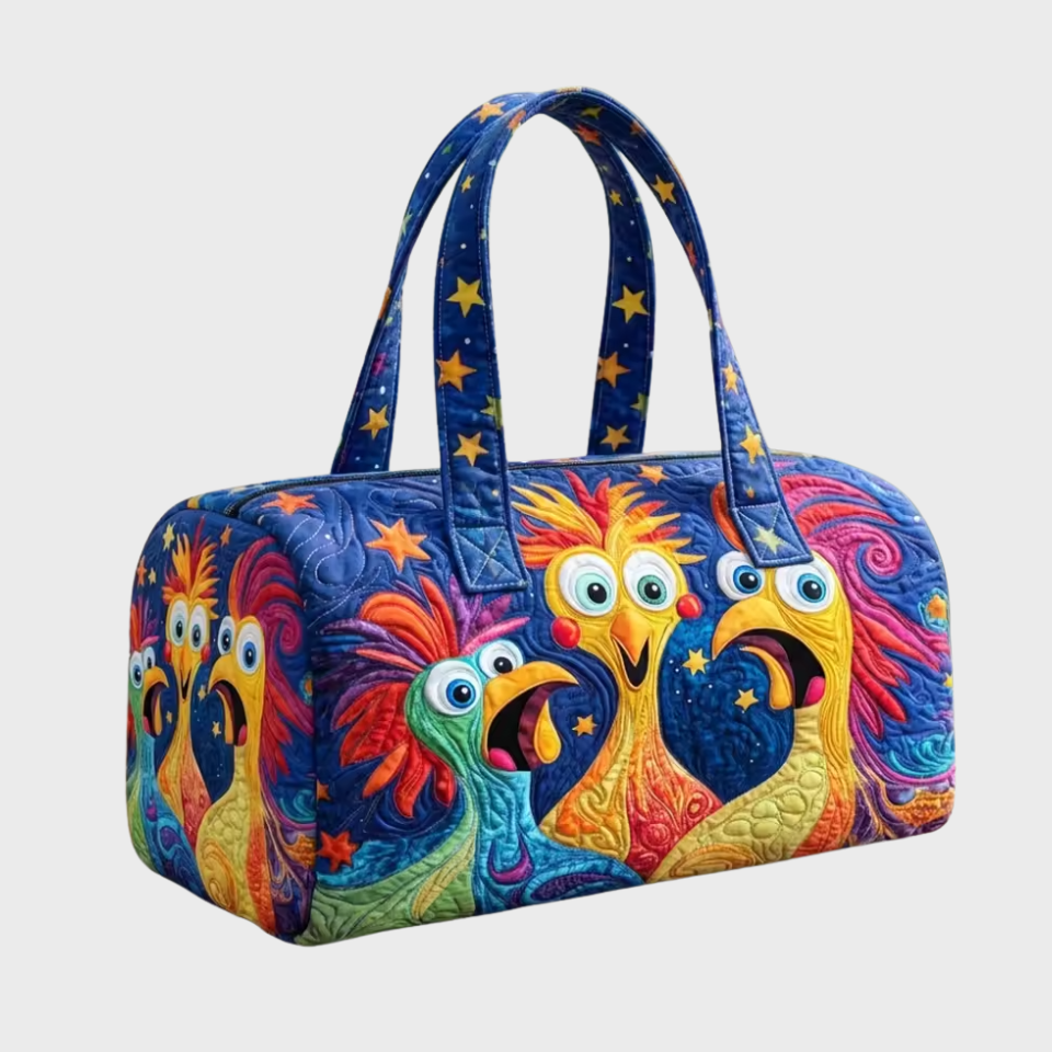 Quilted Weekend Travel Bag | Soft Overnight Duffle for Women