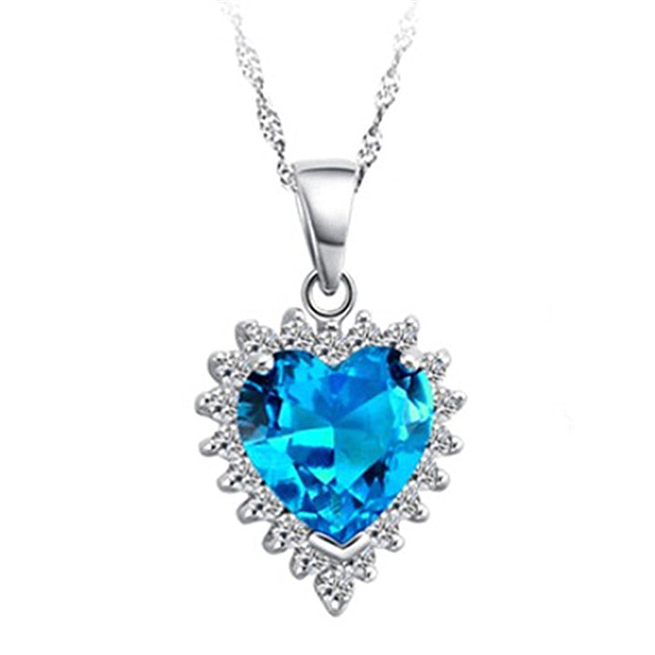 White Gold Jewelry Set - Elegant Coordinating Necklace Earring Set