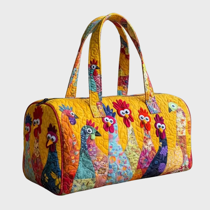 Quilted Weekend Travel Bag | Soft Overnight Duffle