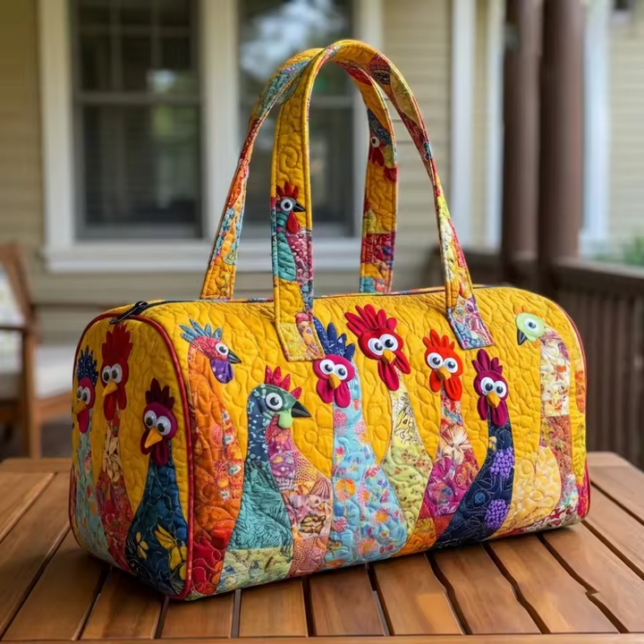 Quilted Weekend Travel Bag | Soft Overnight Duffle