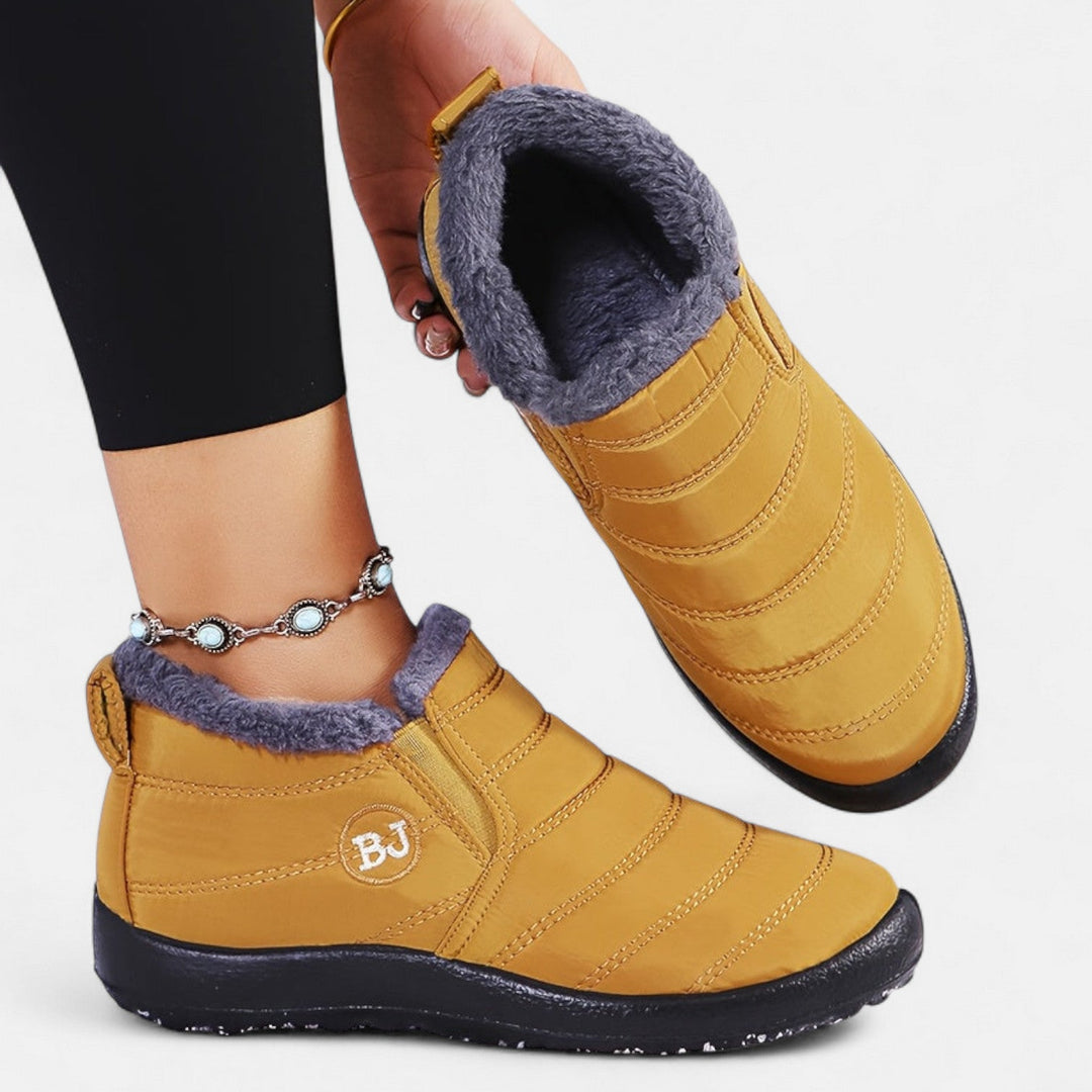 Winter Slip-On Boots for Women | Warm Comfortable Snow Boots