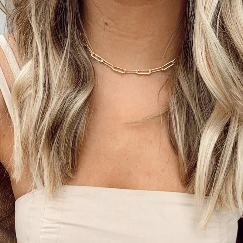 Gold Chain Necklace | Elegant Layering Necklace for Women