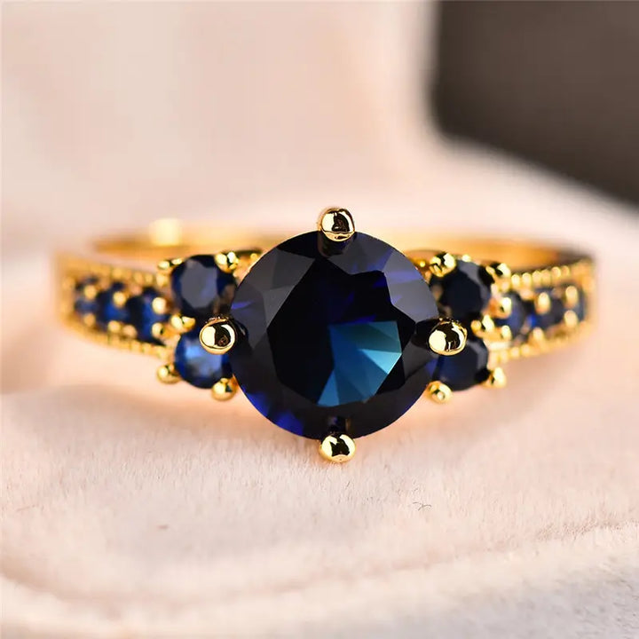 Gold Statement Ring for Women - Modern Sculptural Design