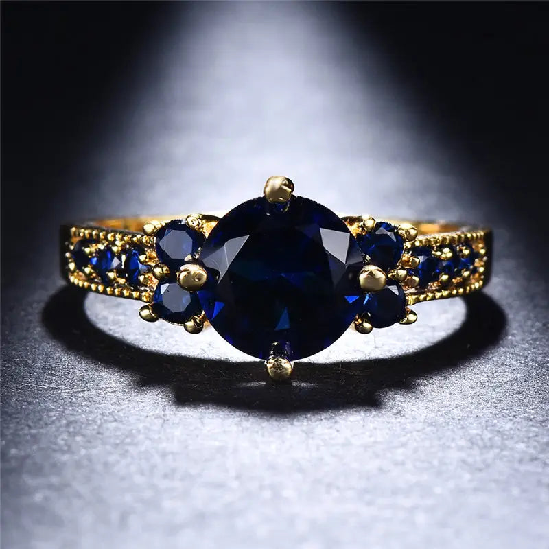 Gold Statement Ring for Women - Modern Sculptural Design