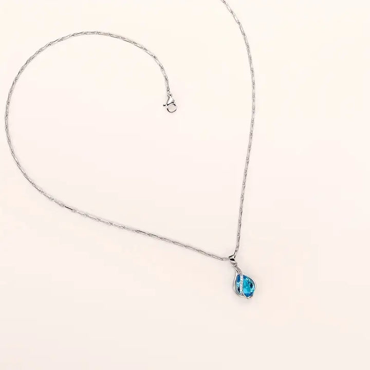 White Gold Necklace | Celestine Vireaux Elegant Pendant