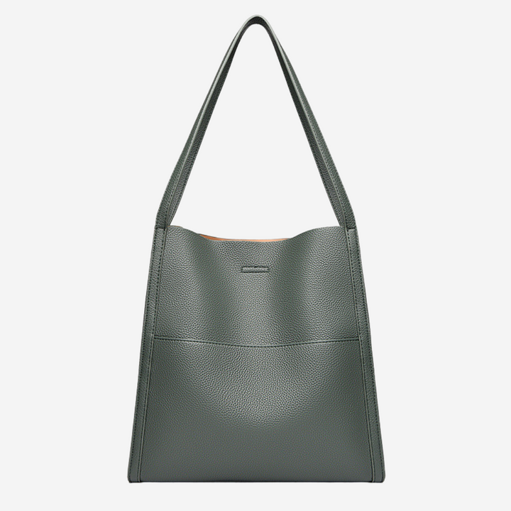 Genuine Leather Shoulder Bag for Women - Classic Everyday Tote