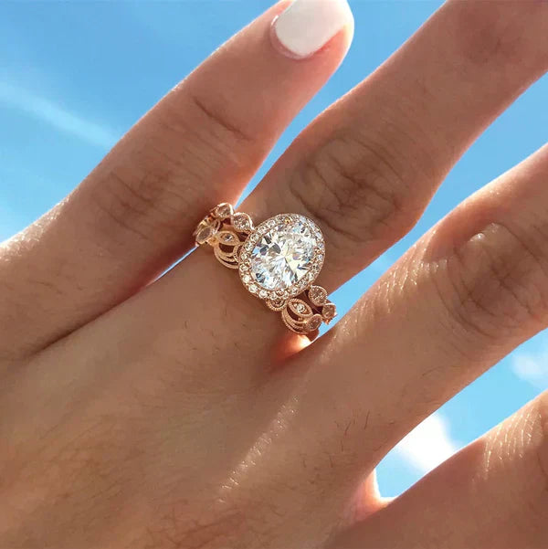 White Gold Statement Ring | Adelina Corsaglia Designer Jewelry