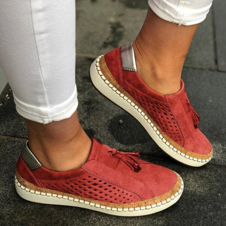 Orthopedic Slip-On Sneakers for Women | Arch Support Walking Shoes