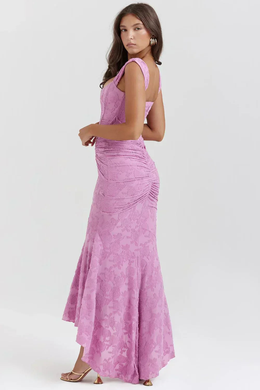 Floral Summer Dress for Women - Lightweight Feminine Midi Dress