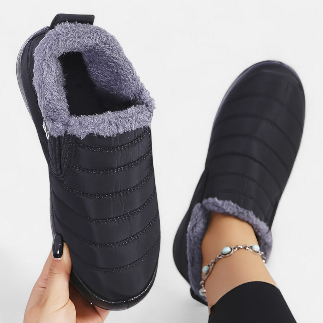 Winter Slip-On Boots for Women | Warm Comfortable Snow Boots