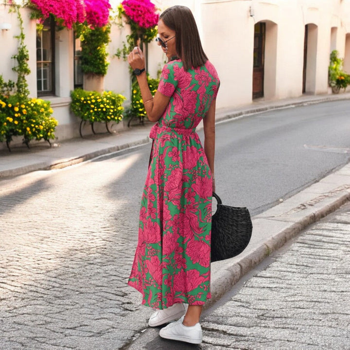 Wrap Dress for Women - Flattering Summer Dress with Feminine Fit