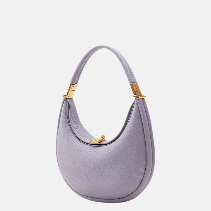 Crescent Moon Shoulder Bag - Vegan Leather Crossbody Handbag