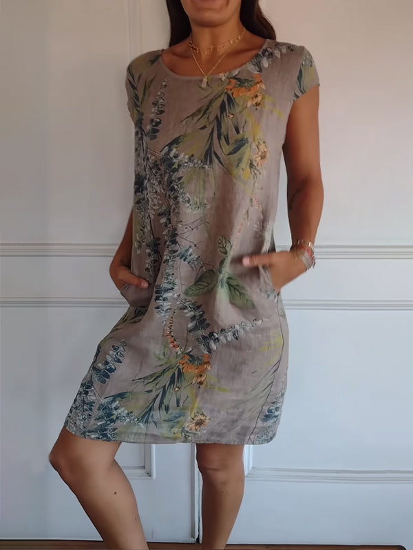 Casual Printed Dress for Women - Effortless Everyday Style