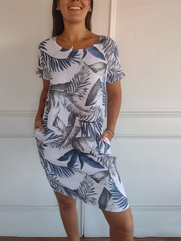 Casual Printed Dress for Women - Effortless Everyday Style