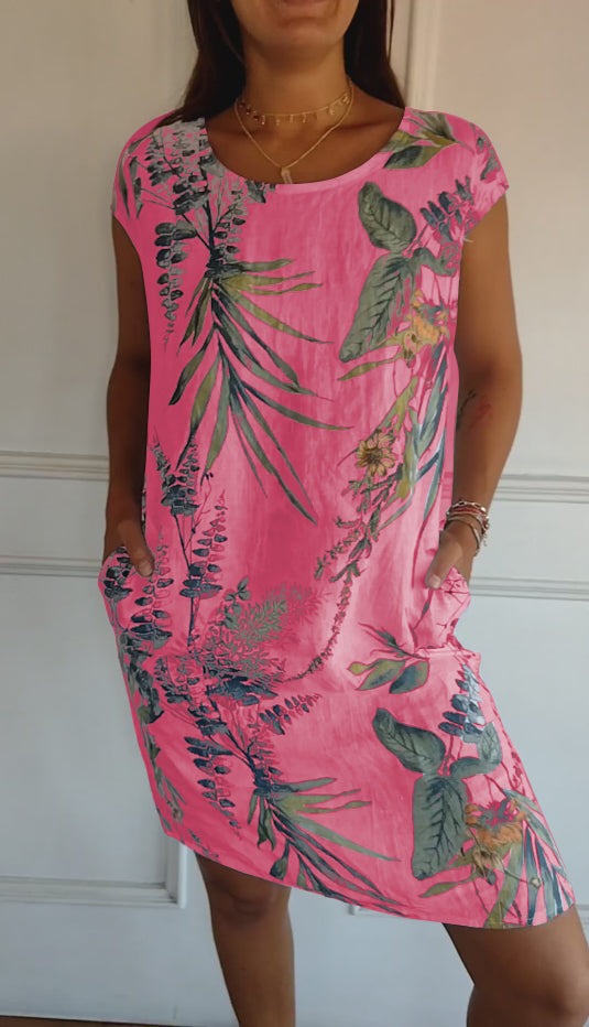 Casual Printed Dress for Women - Effortless Everyday Style