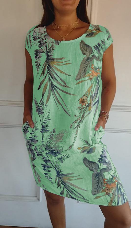 Casual Printed Dress for Women - Effortless Everyday Style