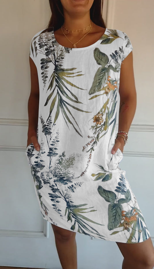Casual Printed Dress for Women - Effortless Everyday Style
