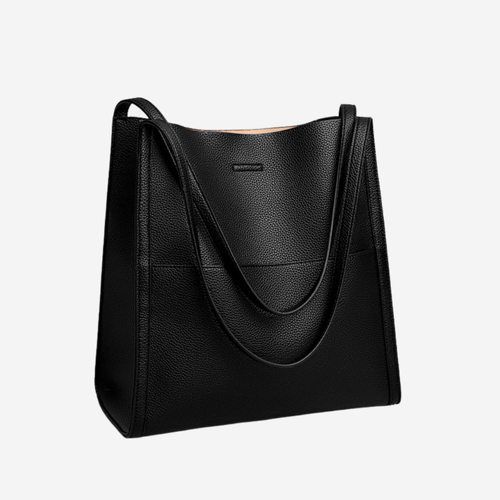 Genuine Leather Shoulder Bag for Women - Classic Everyday Tote