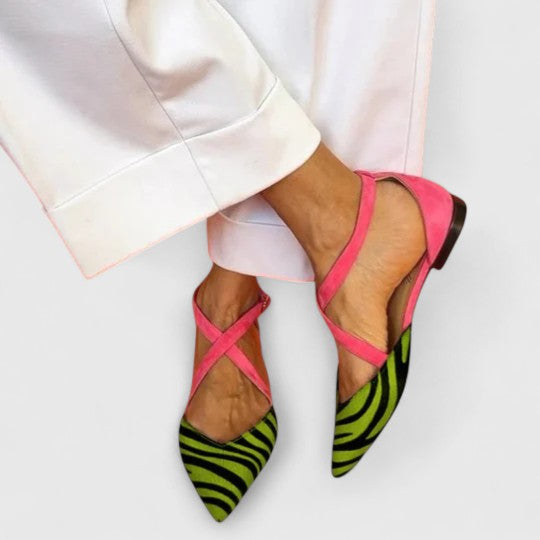 Strappy Ballet Flats for Women - Classic Ballerina Shoes
