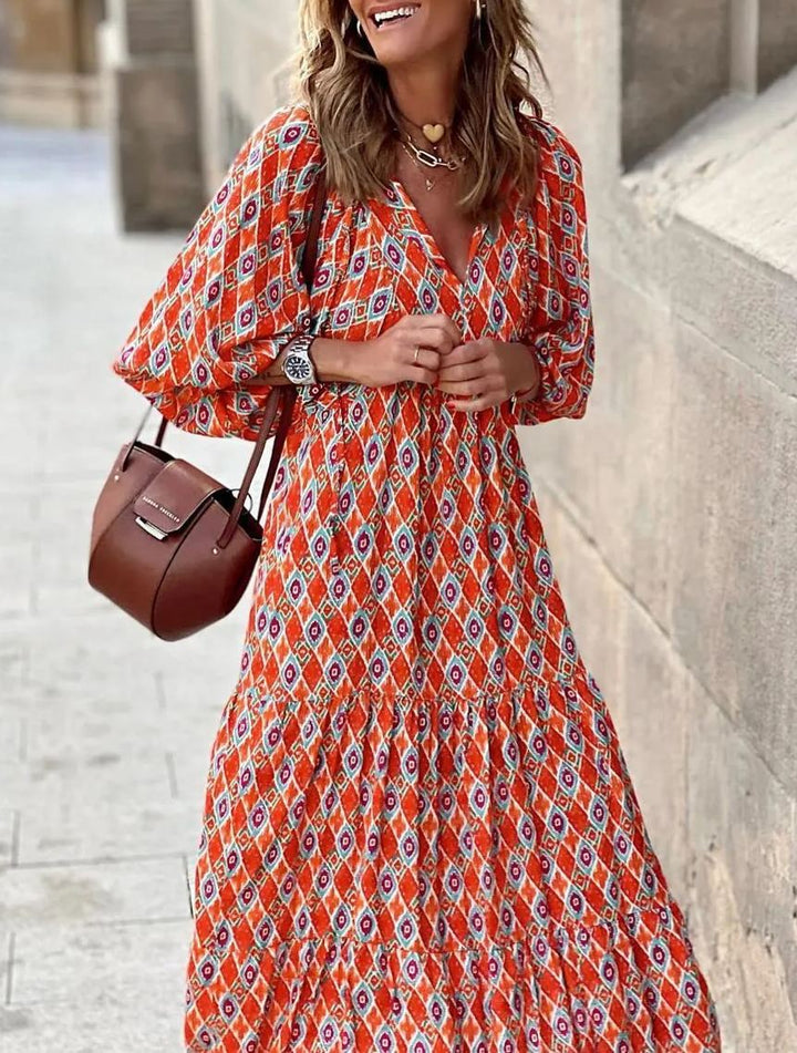 Floral Maxi Dress for Women | Boho Style Long Dress