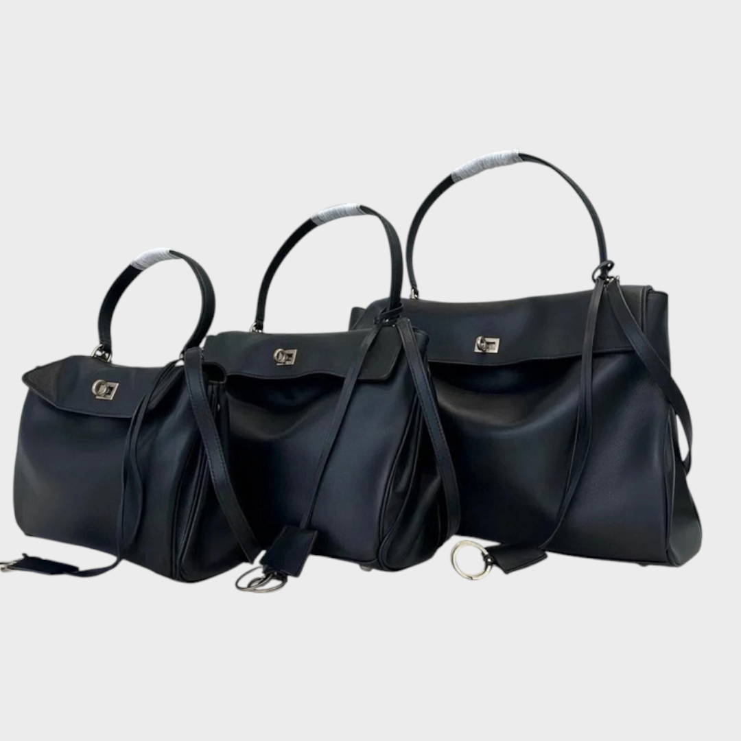 Leather Handbag Women - Minimalist Soft Genuine Leather Shoulder Bag