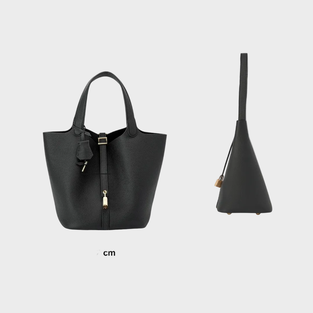 Kate Lock Crossbody Bag - Pebbled Leather Handbag