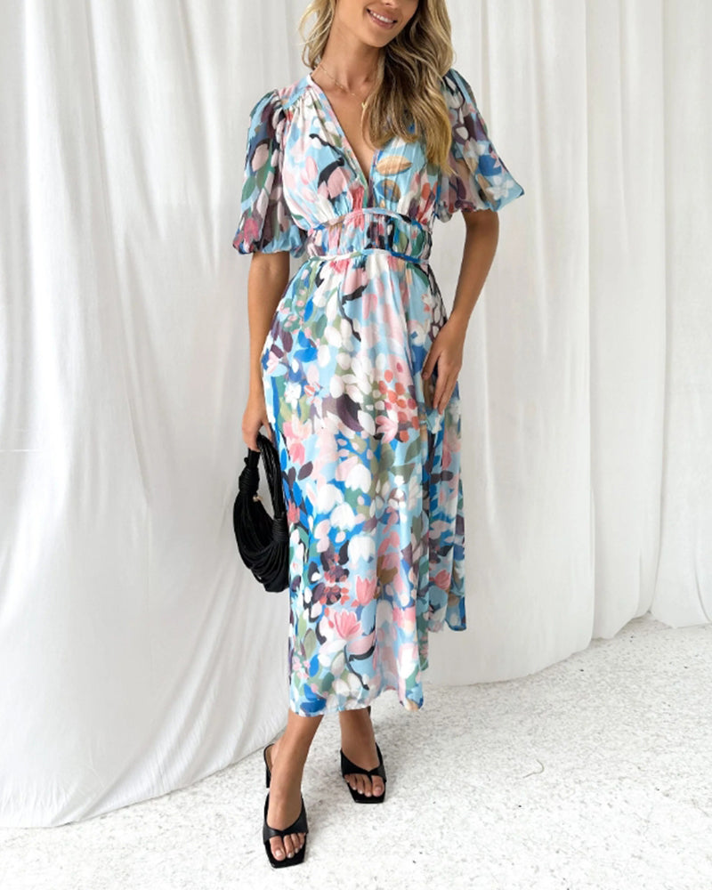Floral Maxi Dress for Women | Flowing Feminine Style