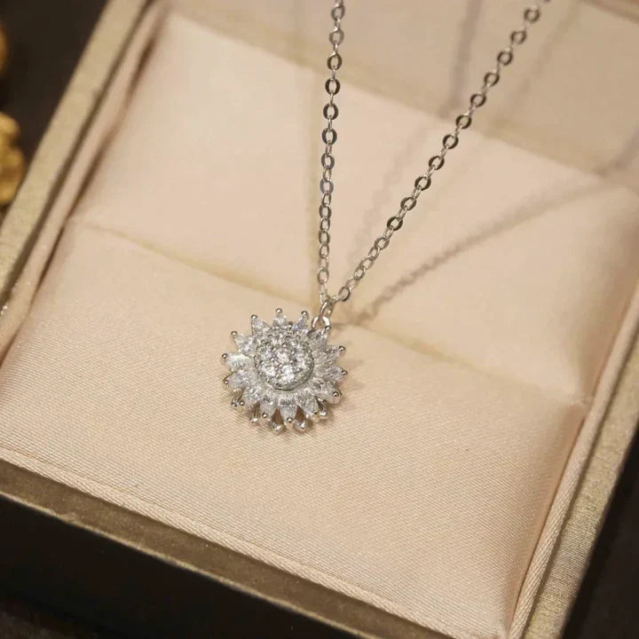 White Gold Star Necklace | Delicate Celestial Pendant for Women