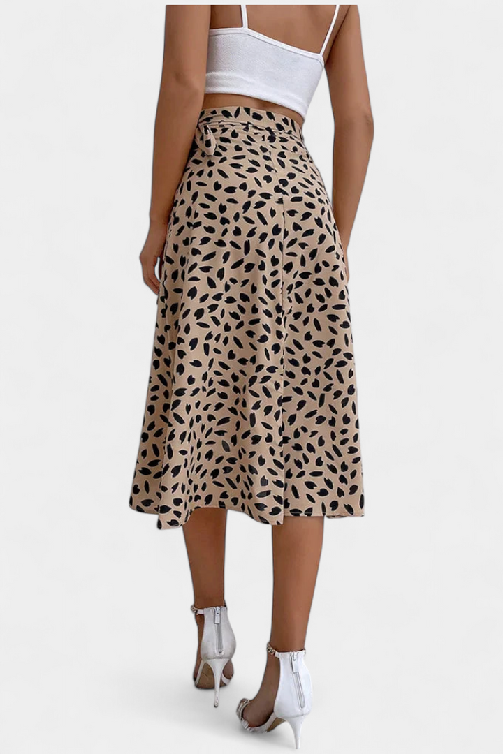 Bohemian Wrap Skirt Asymmetrical Flowing Summer Maxi