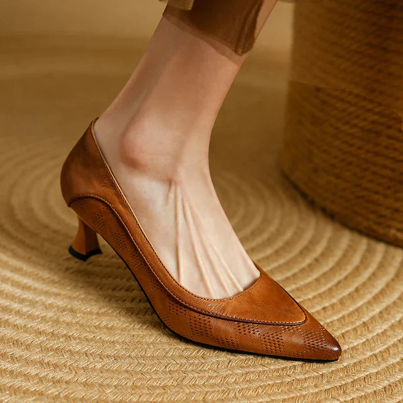 Mary Jane Flats with Ankle Strap - Comfortable All Day Shoes