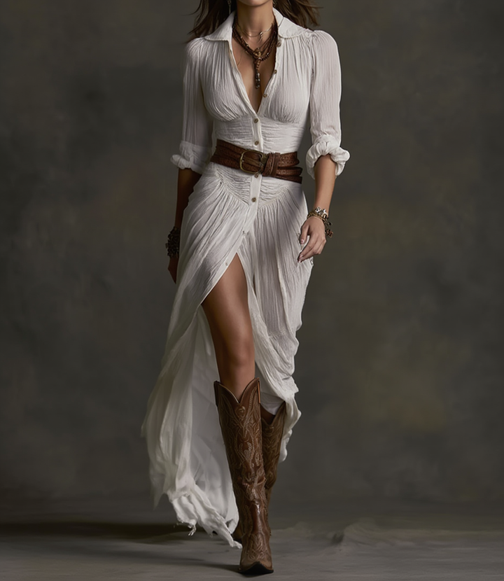 Classic Elegant Airy Dress for Women