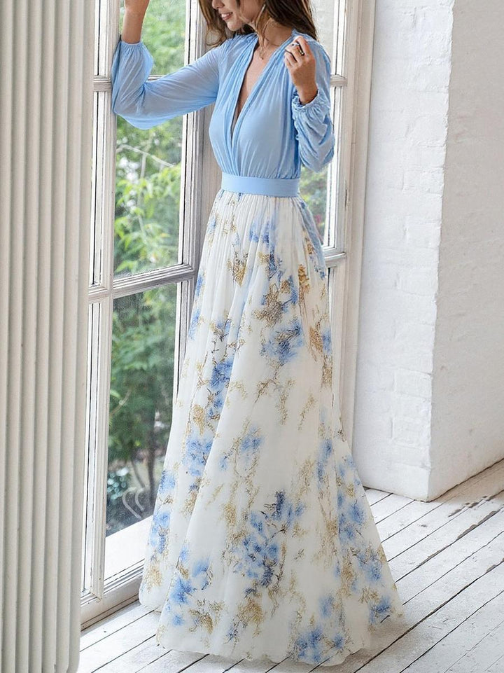 Floral Maxi Dress for Women - Elegant Summer Dress