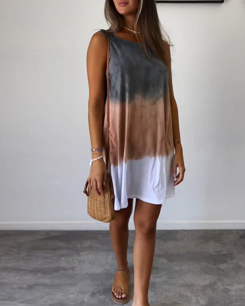 Casual Gradient Dress for Women - Effortless Everyday Style