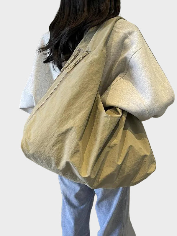 Soft Draped Tote Bag for Women - Spacious Everyday Laptop Bag