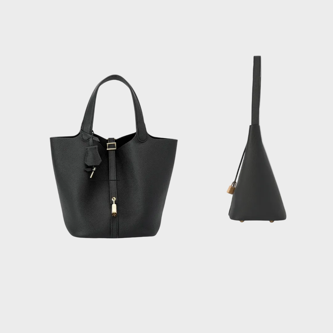 Kate Lock Crossbody Bag - Pebbled Leather Handbag