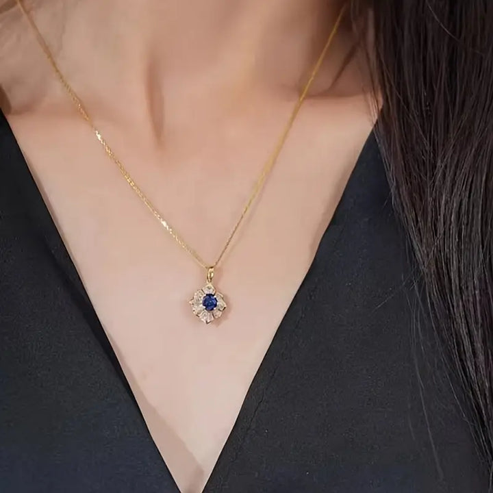 Gold Statement Necklace | Kavella Noctazure Design