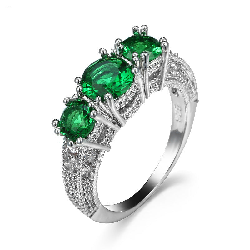 White Gold Statement Ring - Serilda Wynloren Design