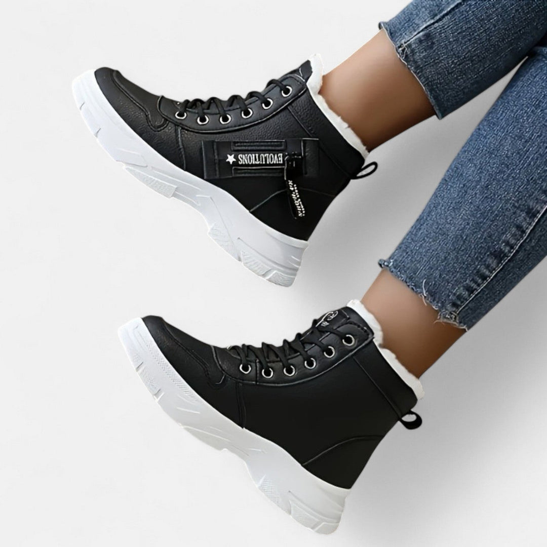 Winter Comfort Boots for Women with Faux Fur Lining