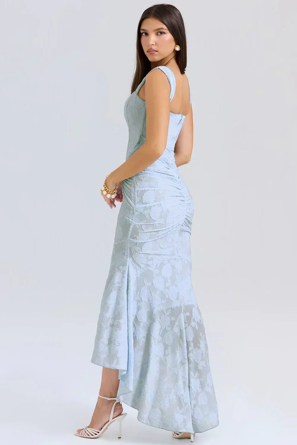Floral Summer Dress for Women - Lightweight Feminine Midi Dress