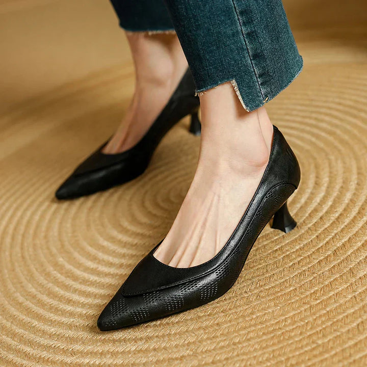 Mary Jane Flats with Ankle Strap - Comfortable All Day Shoes