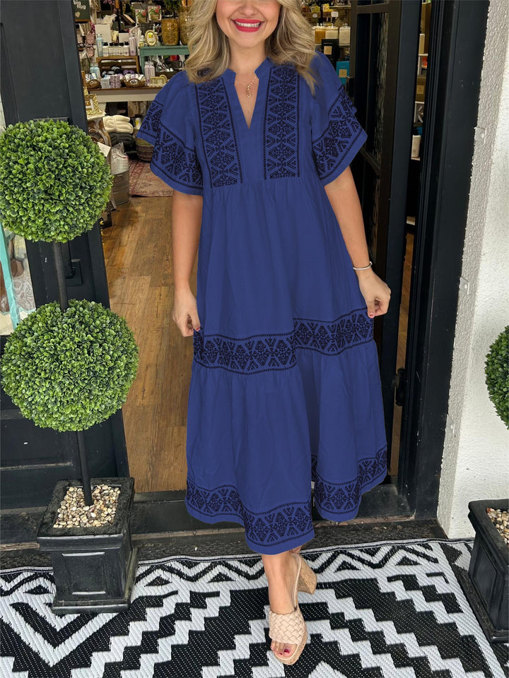 Boho Maxi Dress for Women - Elegant Flowy Summer Dress