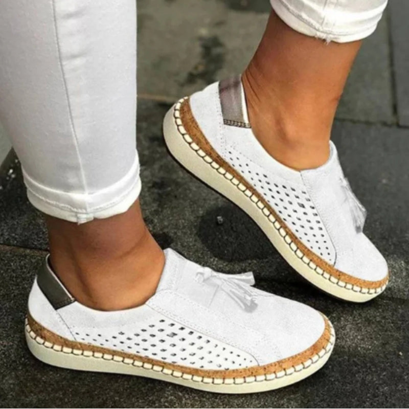 Orthopedic Slip-On Sneakers for Women | Arch Support Walking Shoes