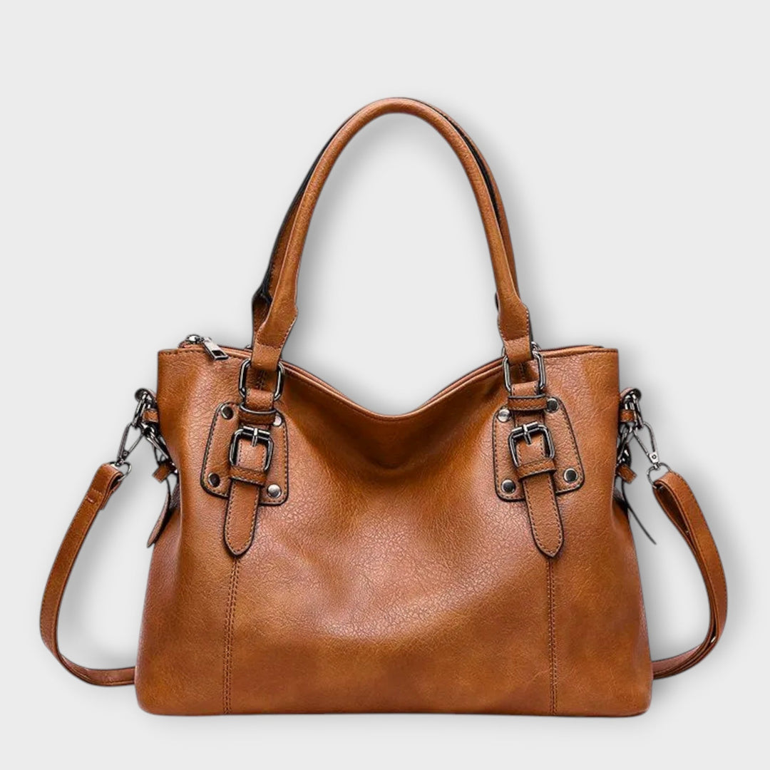 Leather Shoulder Bag for Women - Elegant Everyday Crossbody