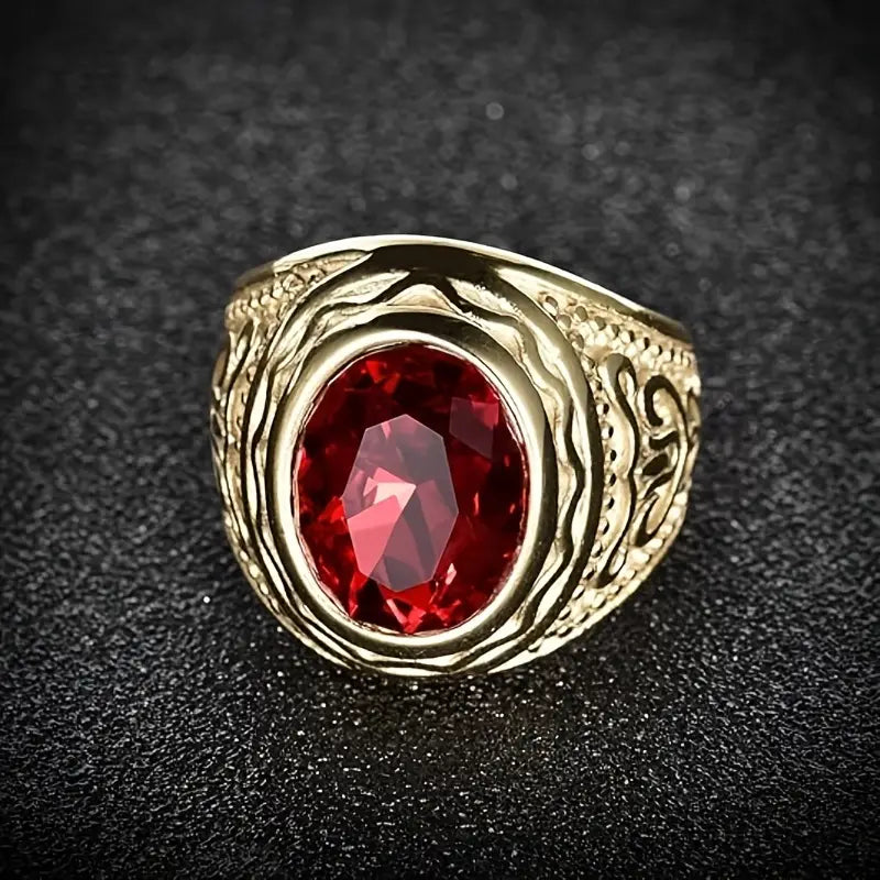 Gold Statement Ring | Modern Sculptural Cocktail Ring