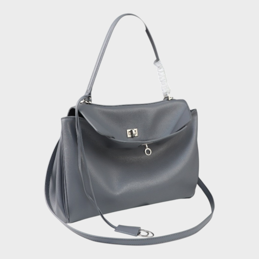 Leather Handbag Women - Minimalist Soft Genuine Leather Shoulder Bag